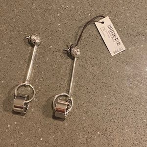 Henri Bendel silver earrings